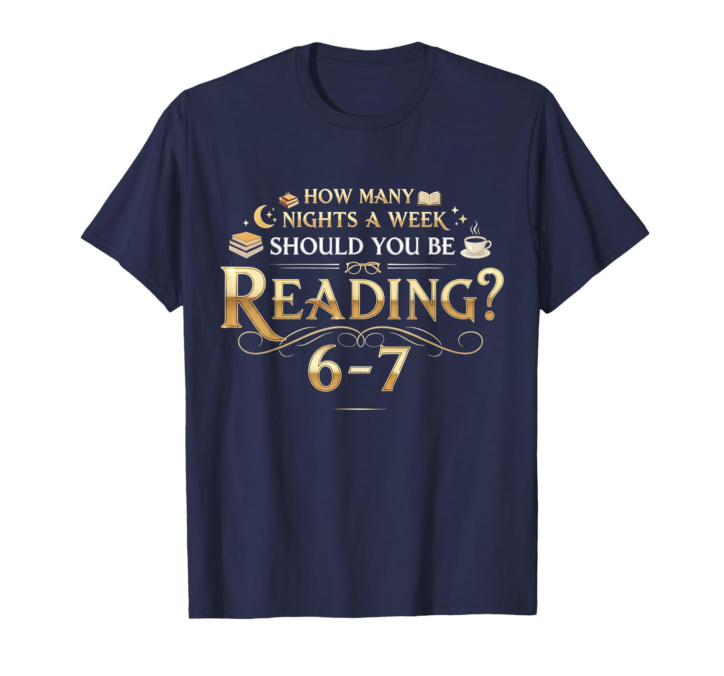 Funny Reading 6–7 Teacher Librarian English Book Lover Quote T-Shirt