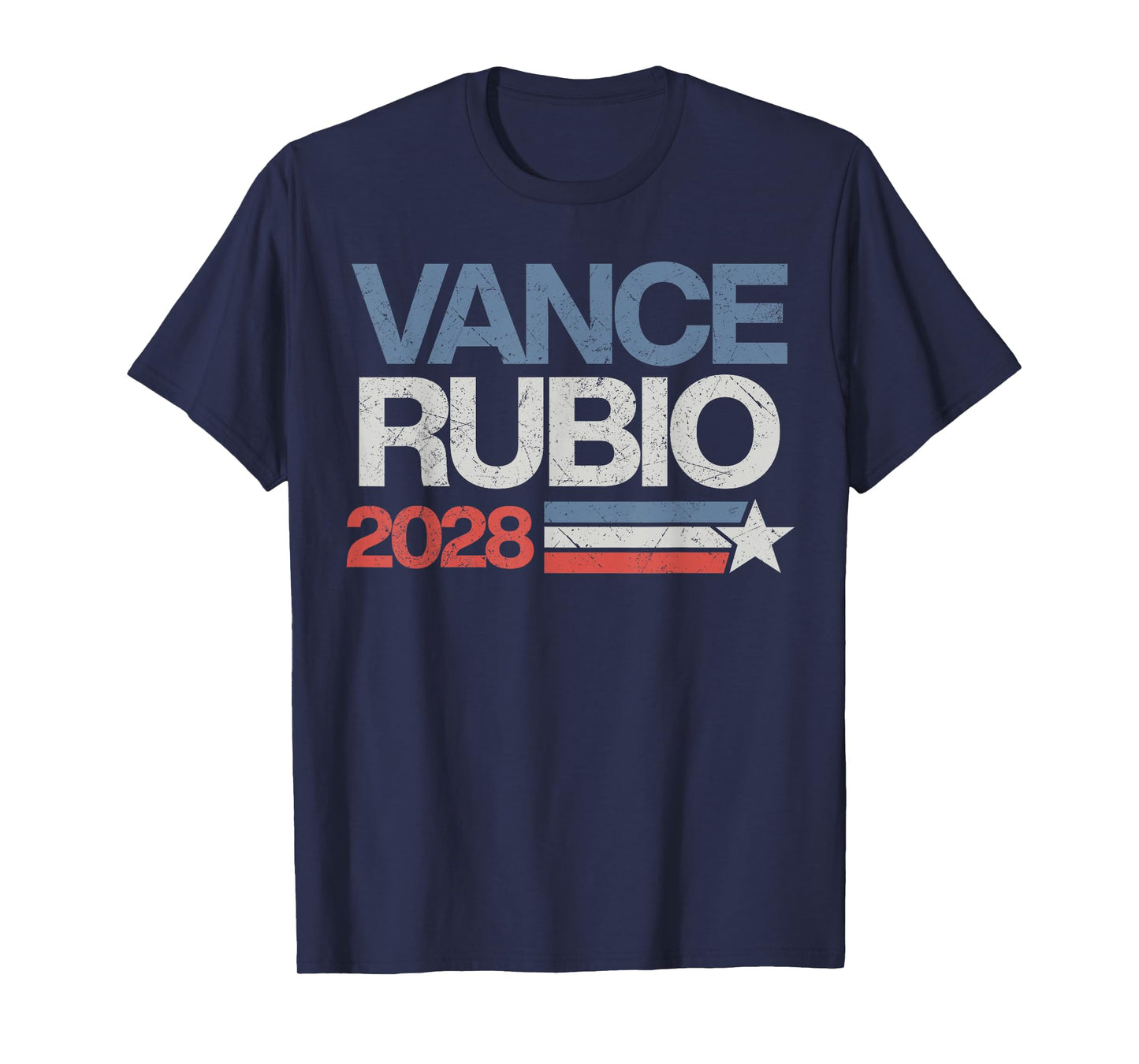 Vance Rubio 2028 President JD Vance Marco Rubio US Flag T-Shirt
