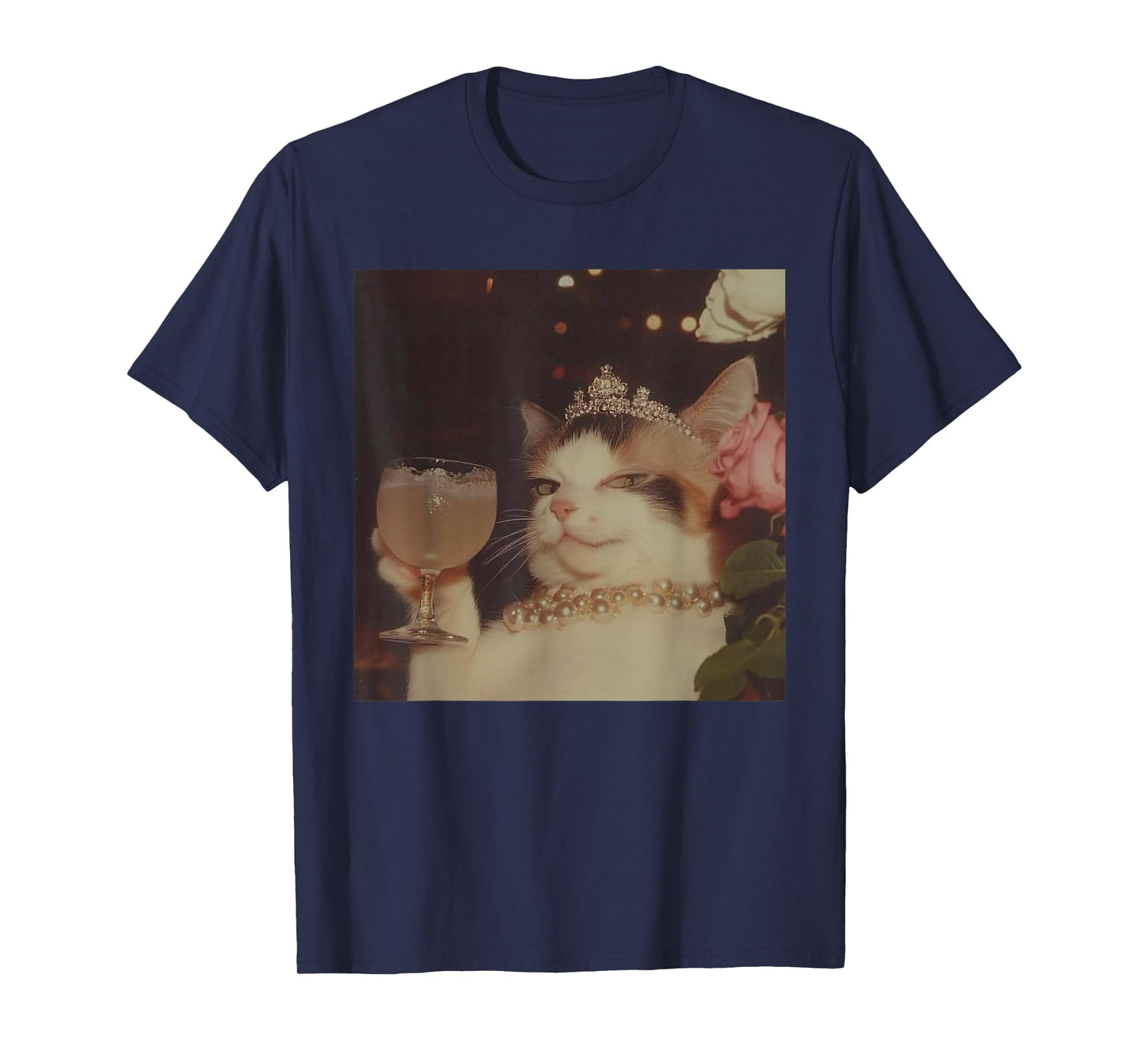 Sassy Princess Cat Retro Meme Design T-Shirt