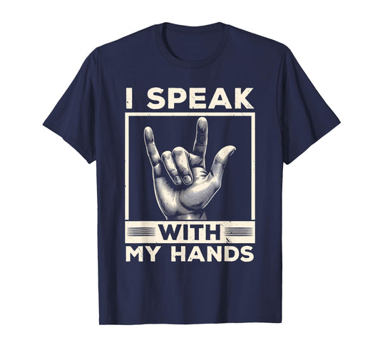 ASL Interpreter Deaf ASL Teacher American Sign Language T-Shirt