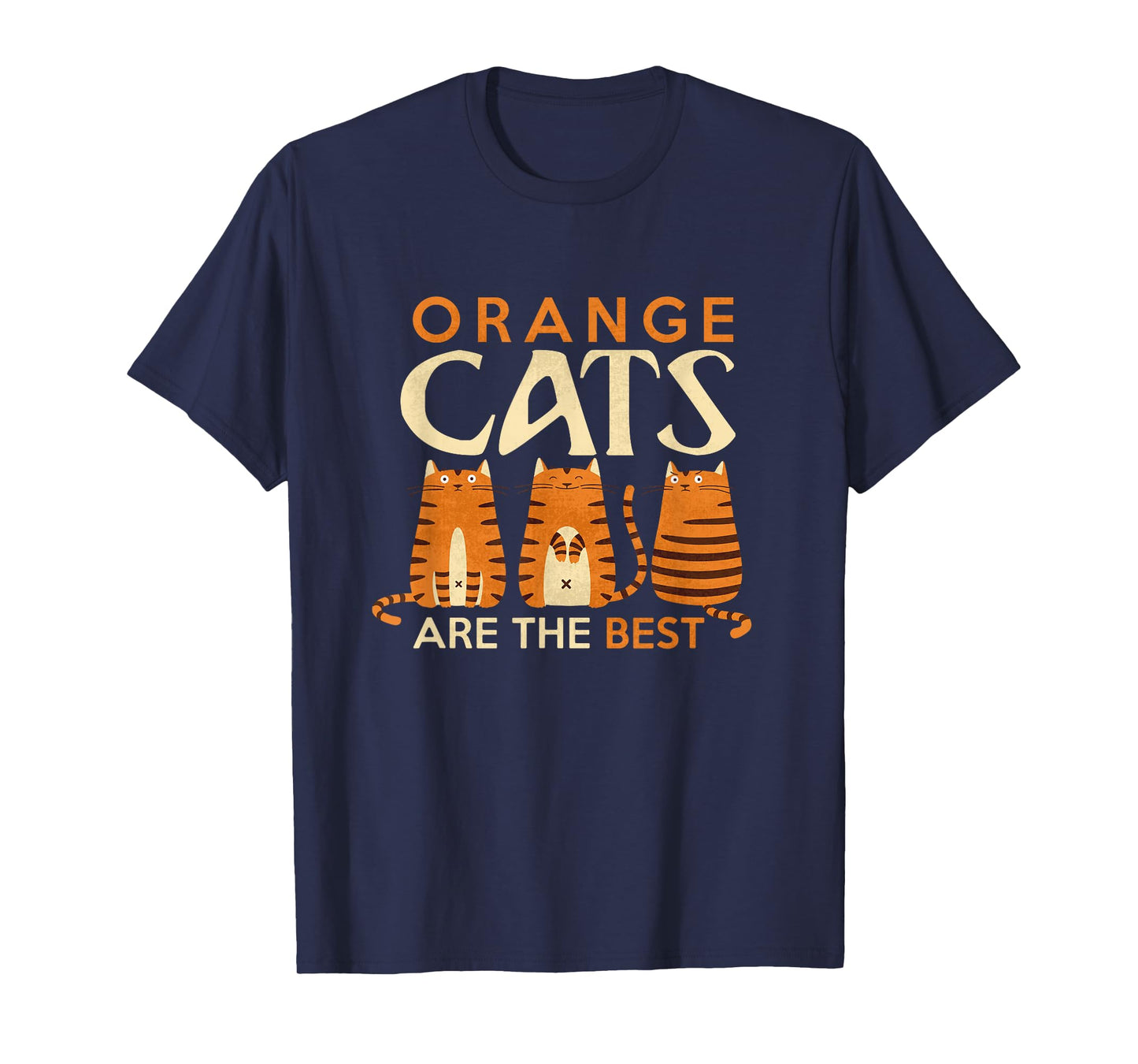 Funny Orange Cats are The Best Cat Mom T-Shirt T-Shirt