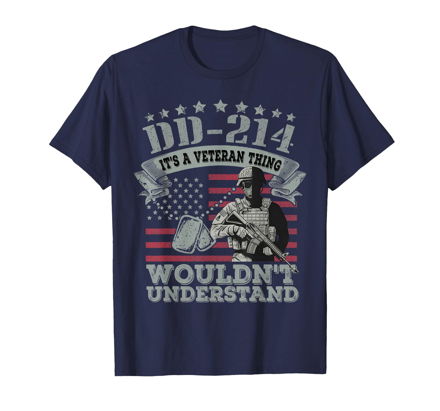 DD-214 It's A Veteran For Men Vintage Veteran T-Shirt