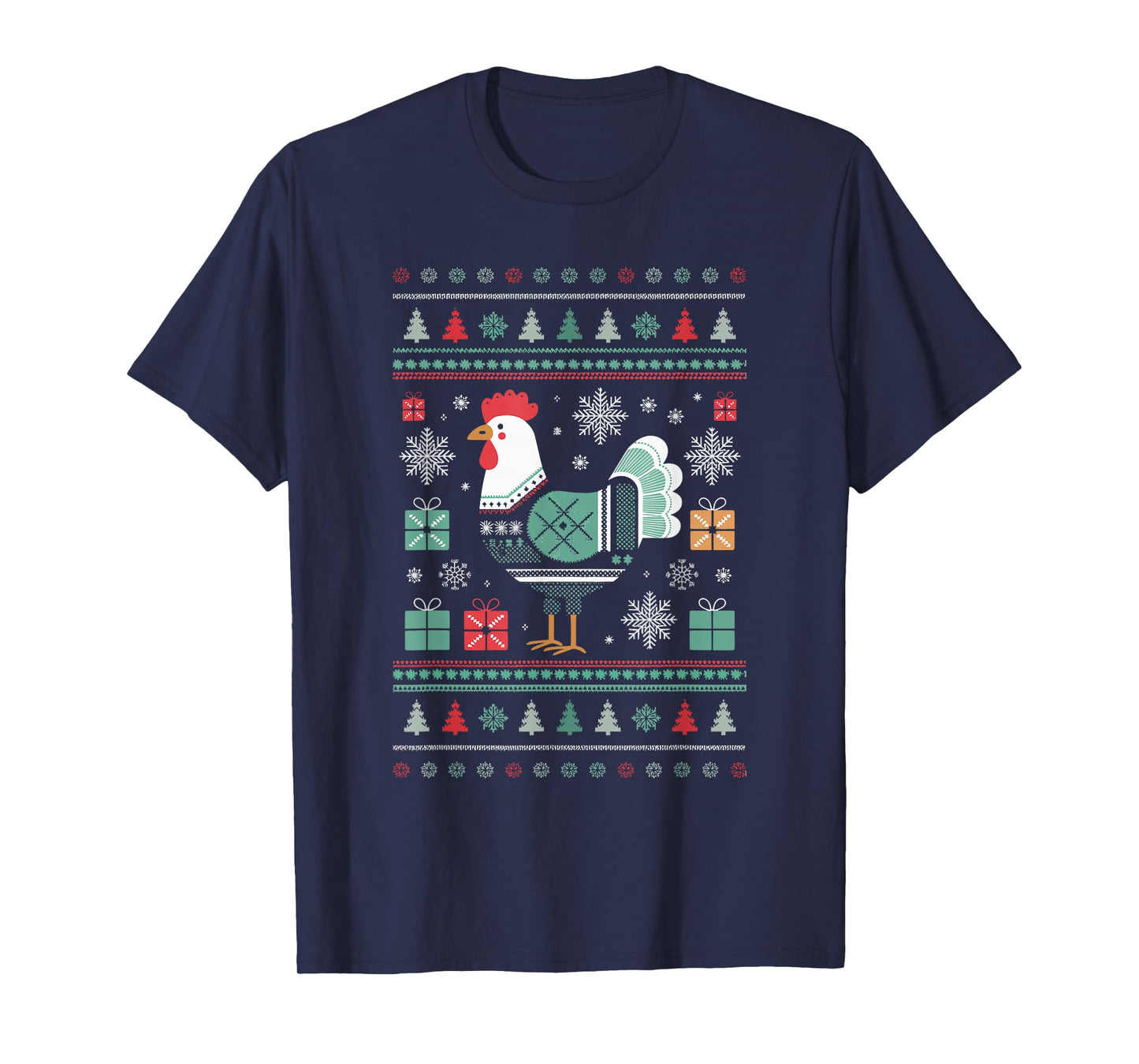 Chicken Ugly Christmas T-Shirt