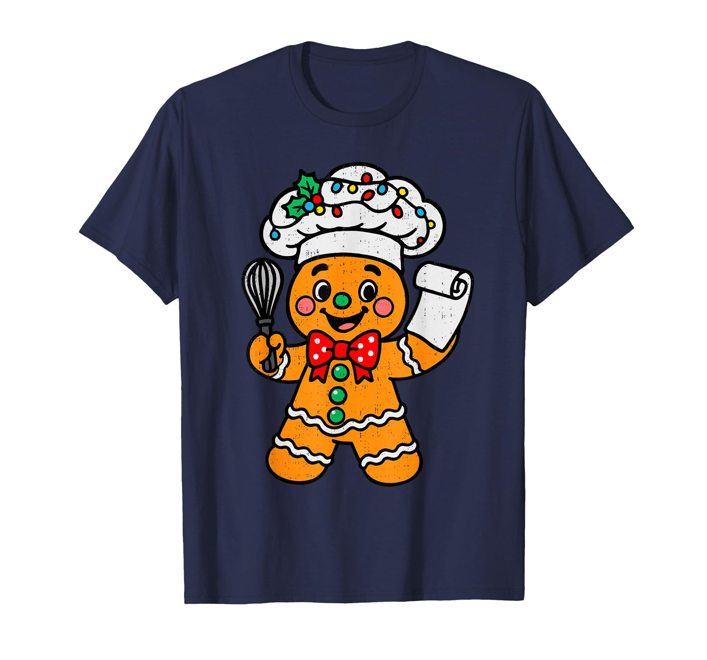 Cute Gingerbread Baker Christmas Chef Bake Cookies Xmas T-Shirt