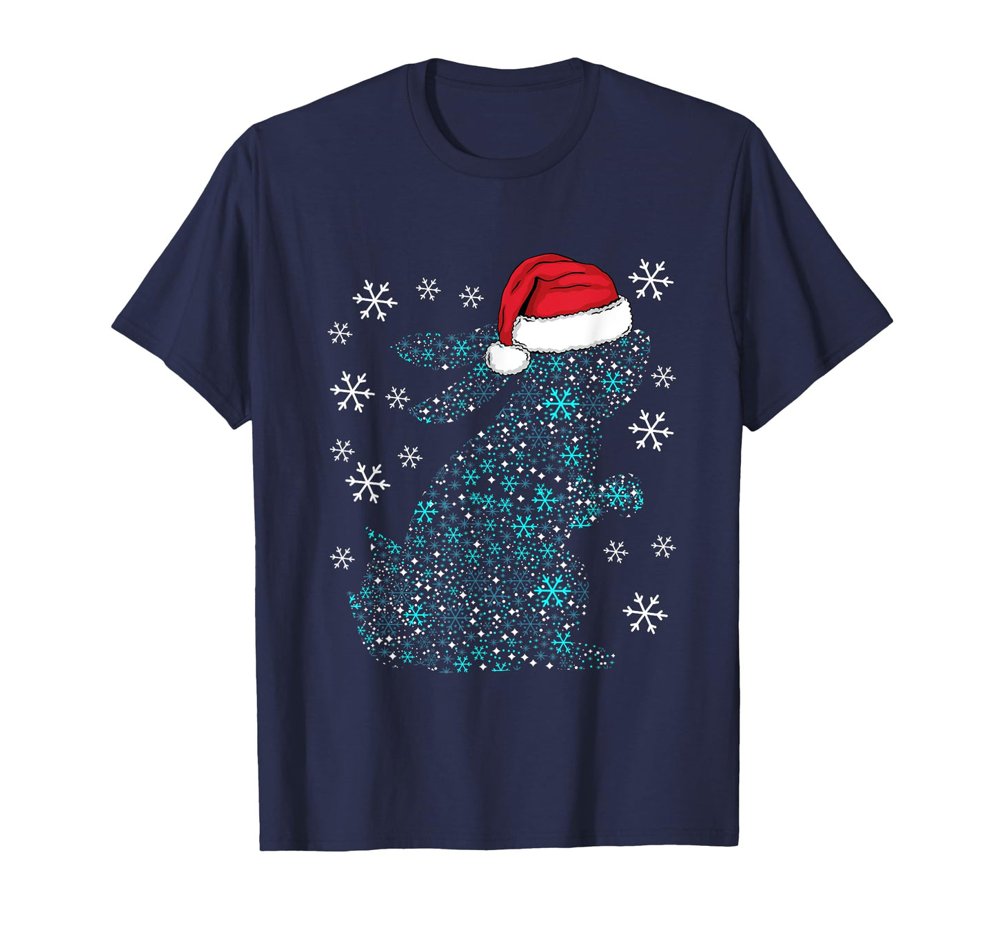 Funny Rabbit Christmas Costume Bunny Santa XMAS Humor T-Shirt
