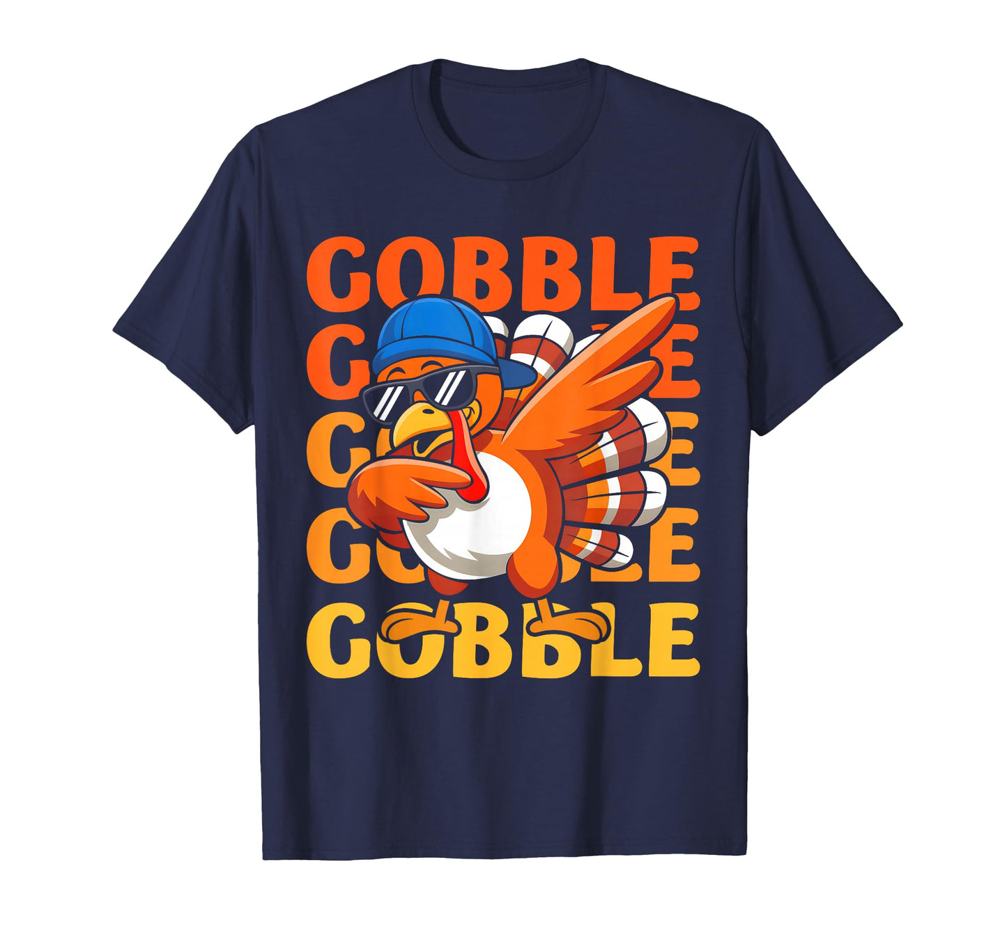 Turkey Thanksgiving Pilgrim Costume Boys Kids Toddler Youth T-Shirt