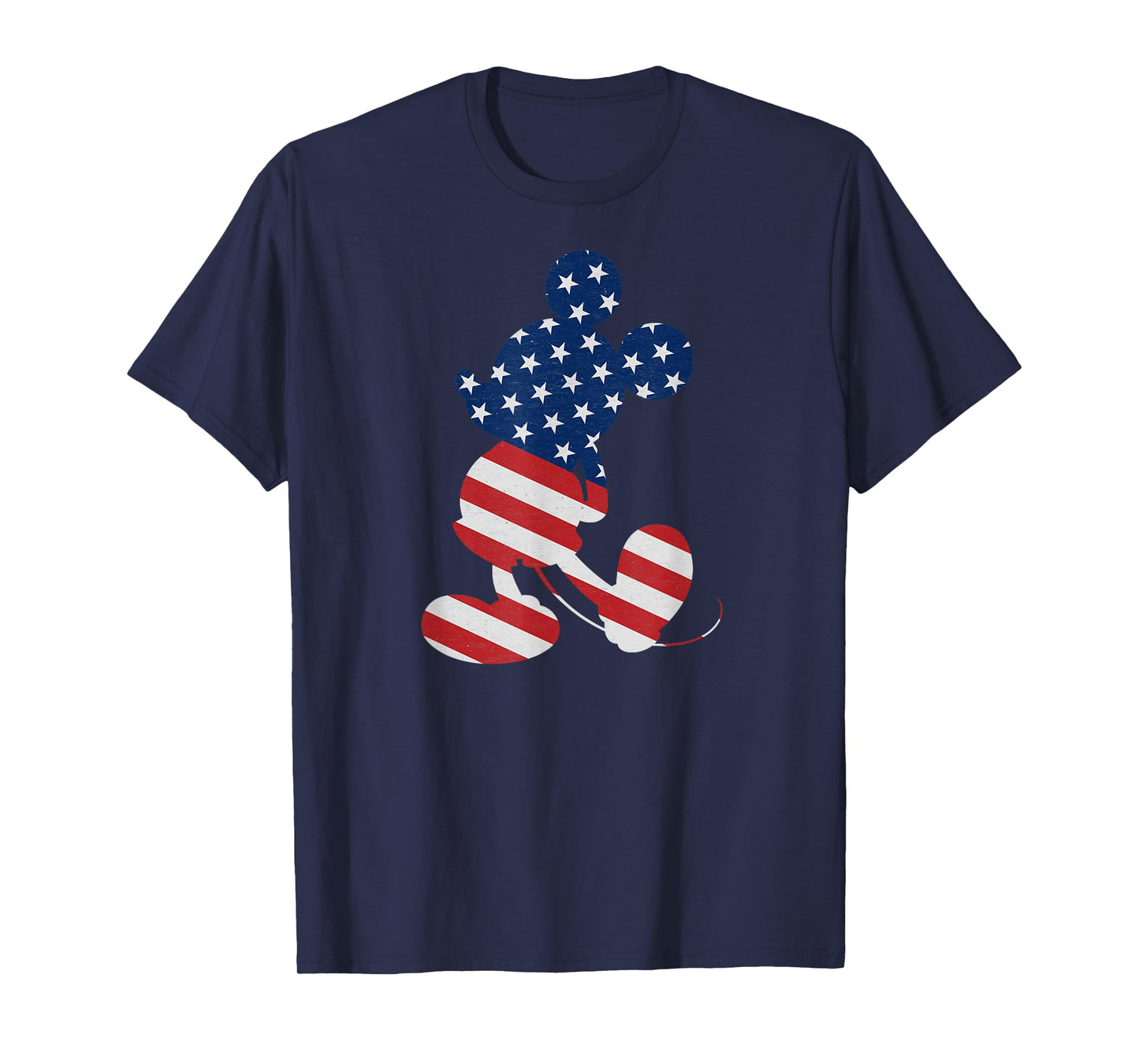 Disney Mickey Mouse American Flag USA T Shirt T-Shirt