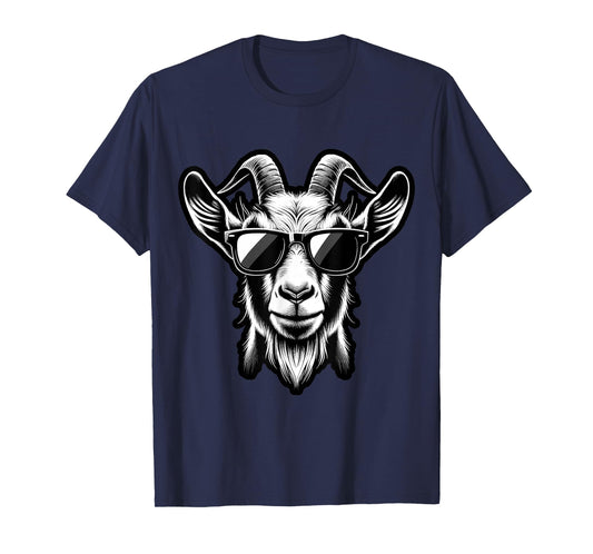 cool Goat with Sunglasses T-Shirt