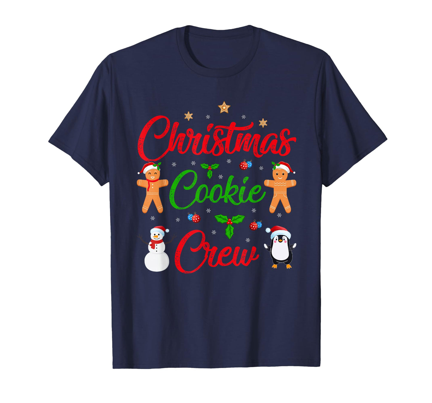 Christmas Cookie Crew Family Baking Team Baker Holiday Xmas T-Shirt