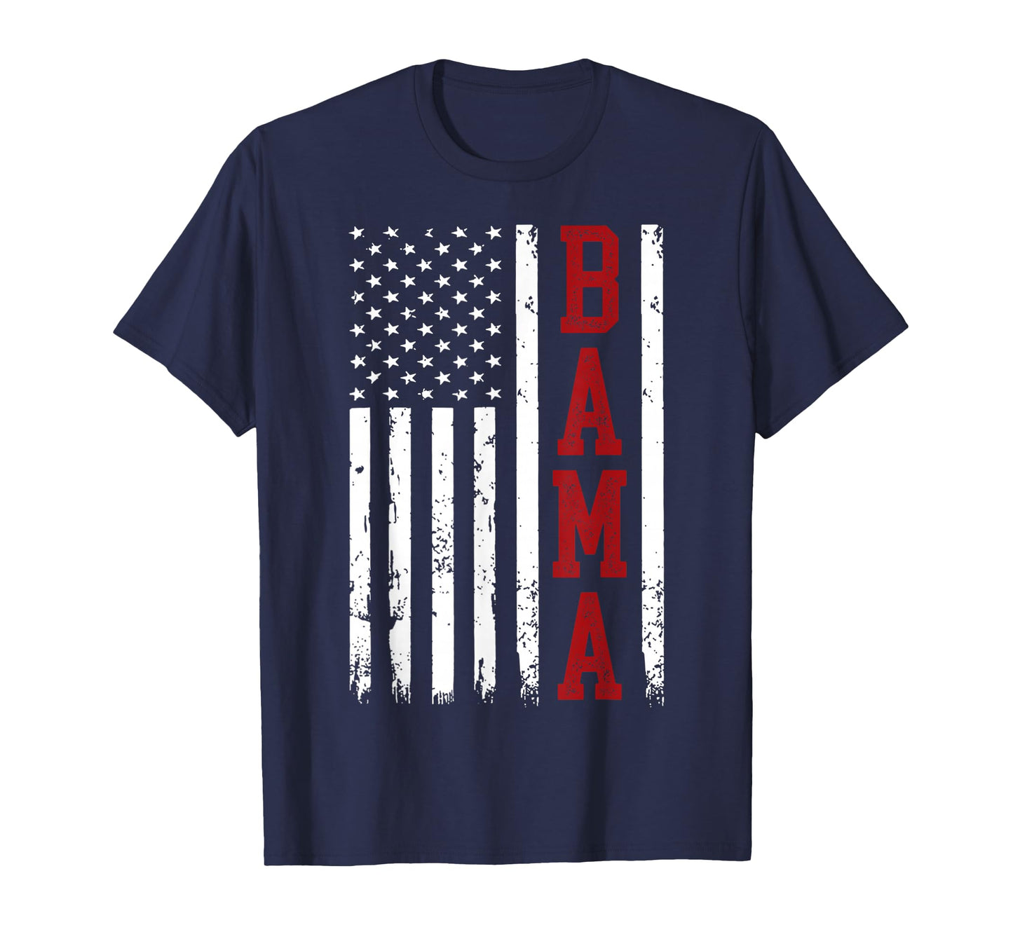 Alabama White AL State Vintage Sports Lover Men Women T-Shirt