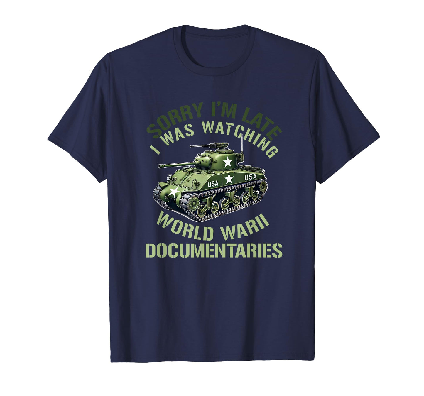 WW2 Enthusiast World War 2 History WWI Documentary Historian T-Shirt