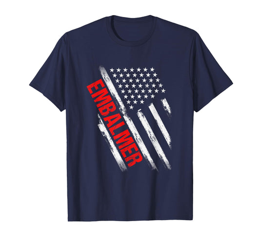 American Flag Embalmer Embalming Gift T-Shirt