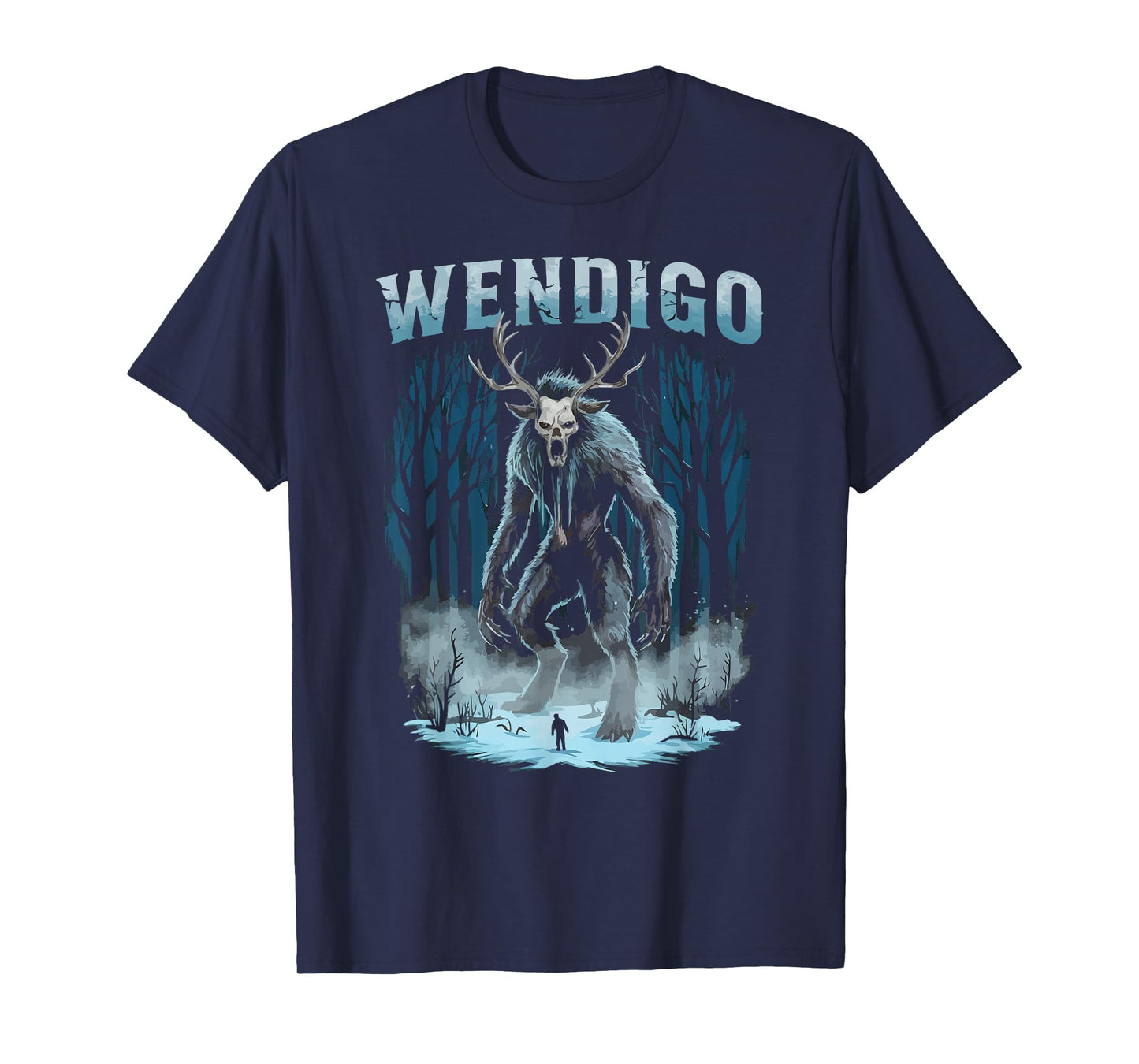 Wendigo Monster Legendary Creature Cryptozoology Cryptid T-Shirt