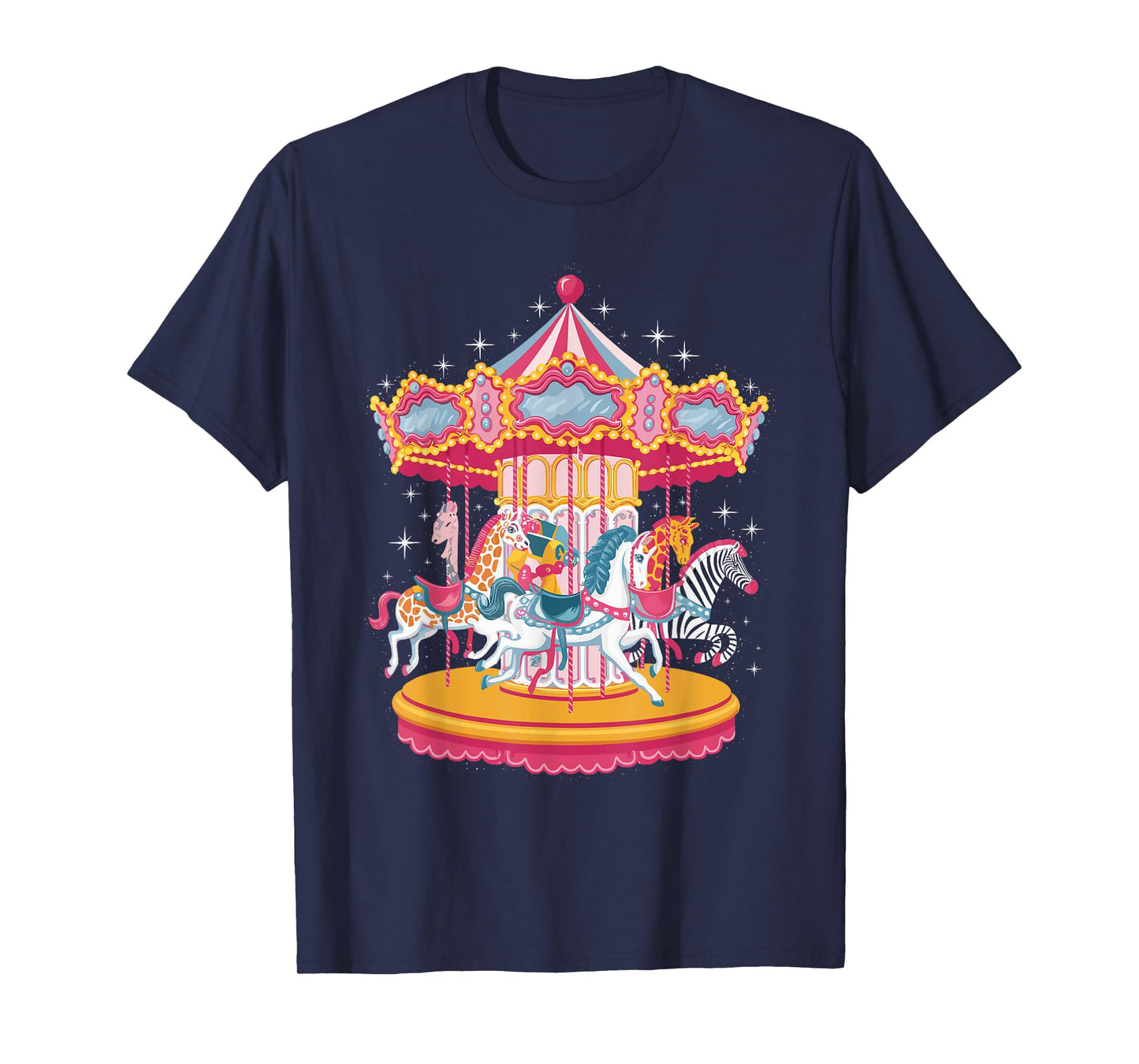 Horse Riding Carousel Rider Country Fair Carnival Fair T-Shirt