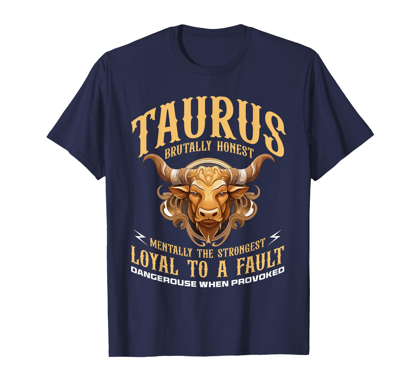 Taurus Zodiac Sign Bull Symbol Horoscope Astrology T-Shirt