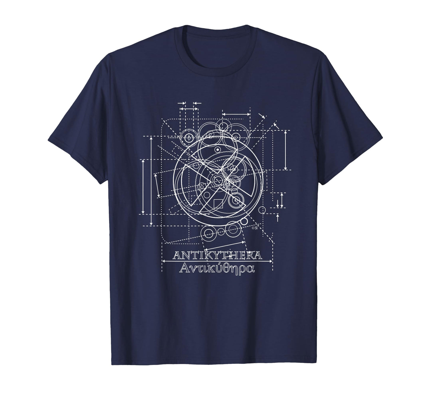 Antikythera Mechanism Drawing T-Shirt