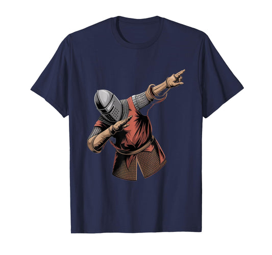 Dabbing Medieval Knight Funny Renaissance T-Shirt