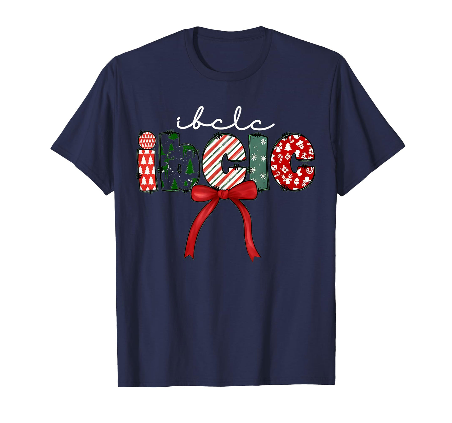 IBCLC Christmas Lactation Consultant Specialist Crew Neck T-Shirt