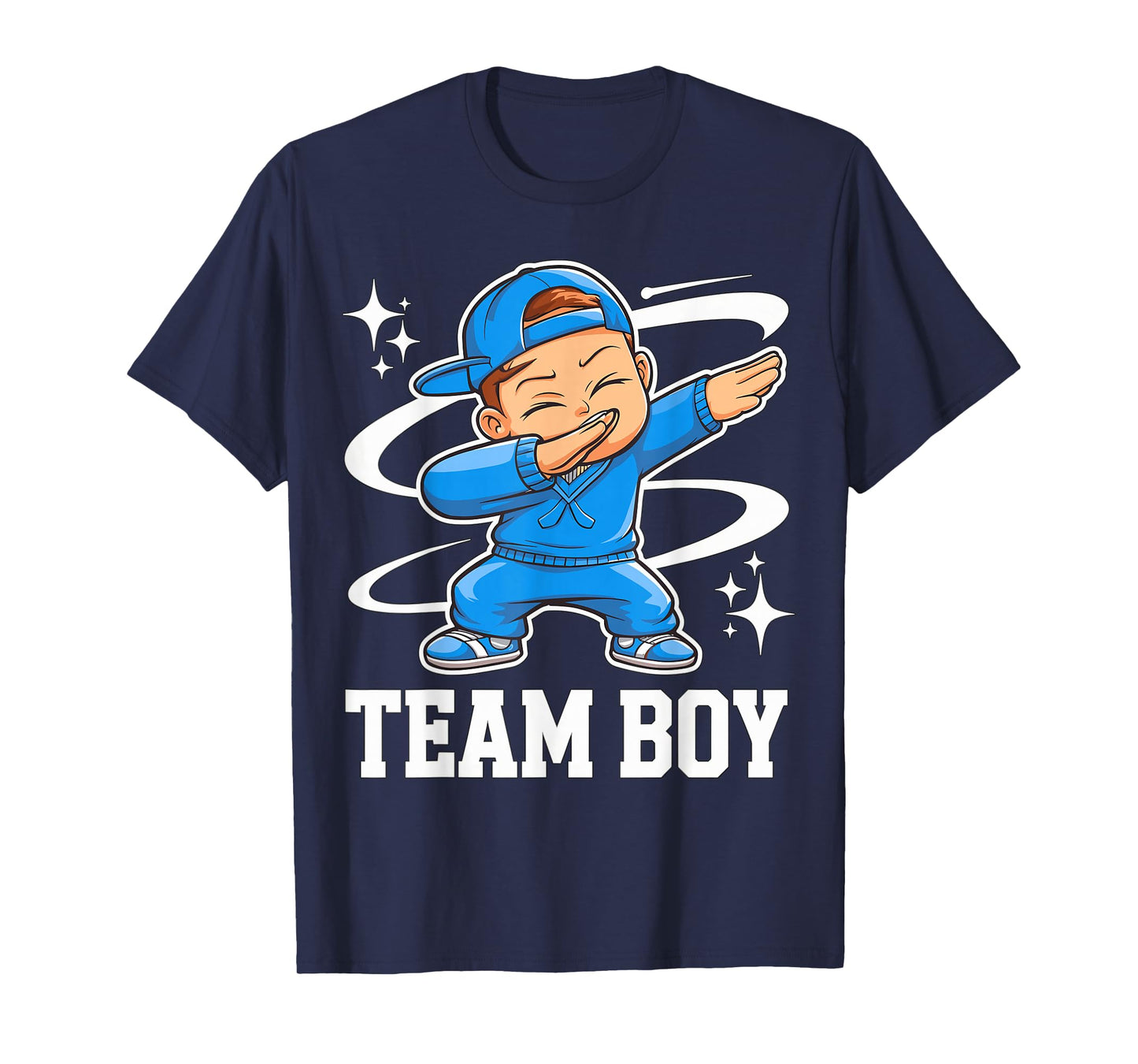 Team Boy Gender Reveal Party Baby Announcement T-Shirt