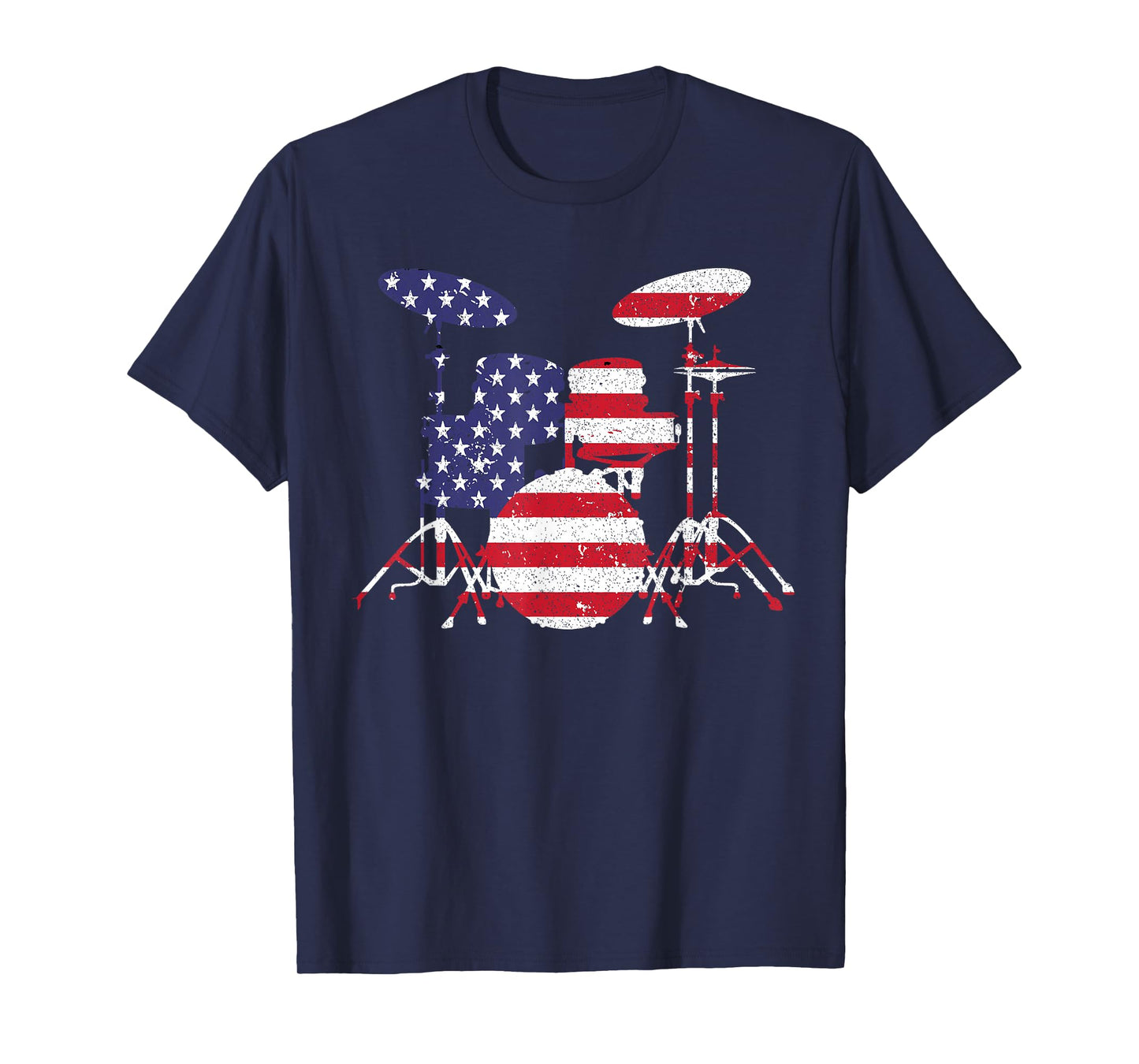 Best Drum Design For Men Women Drum Set Drumming Drummer T-Shirt