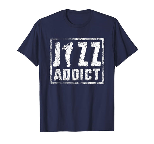 Jazz Addict Musician Music trumpet trombone Guitar Player T-Shirt