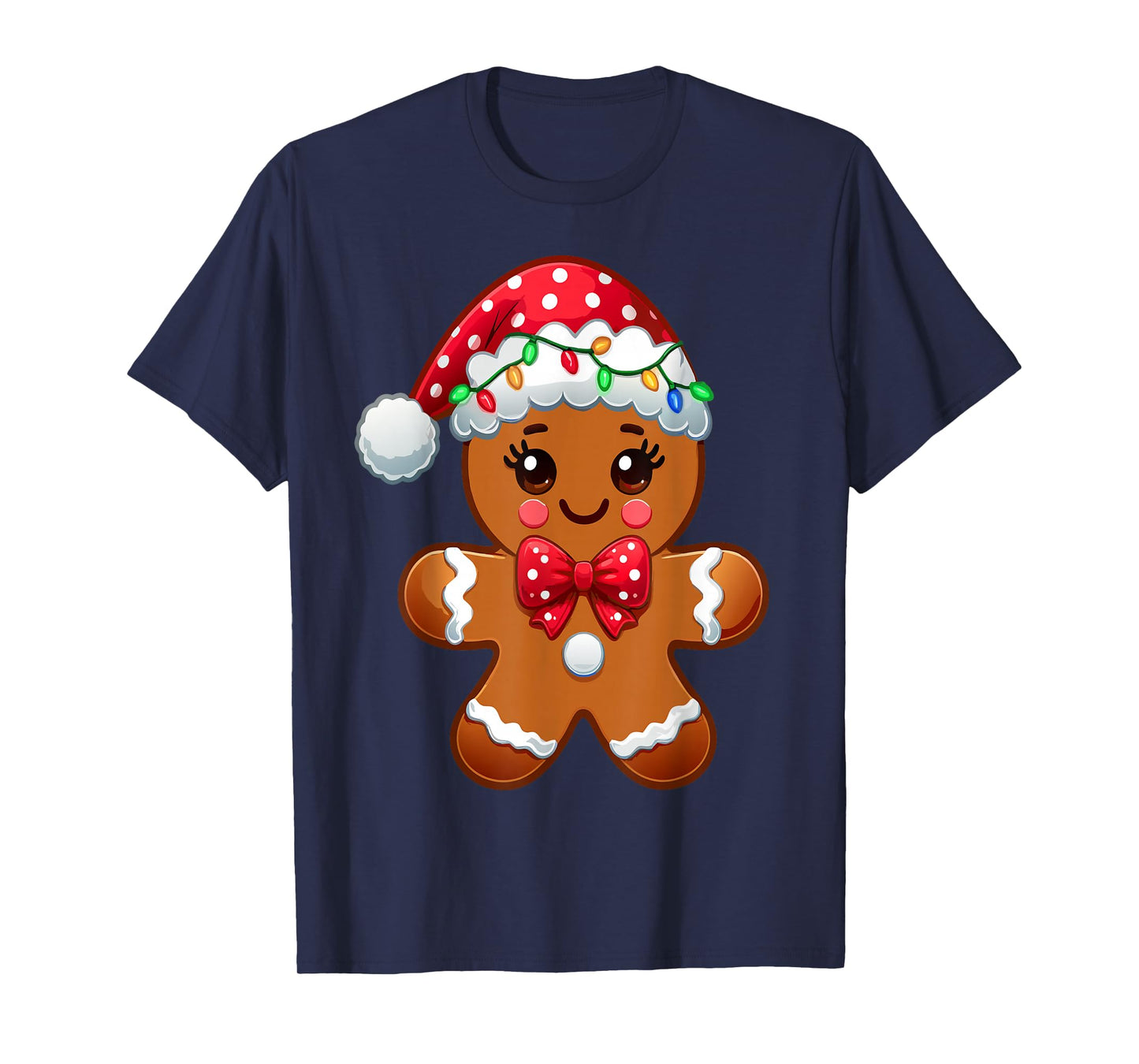 Christmas Holiday Cute Gingerbread Man Baking Lover T-Shirt