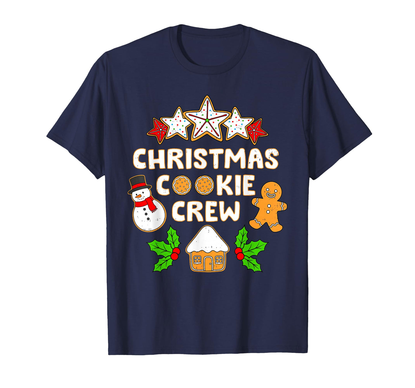 Christmas Cookie Crew Gingerbread Holiday Baking Matching T-Shirt