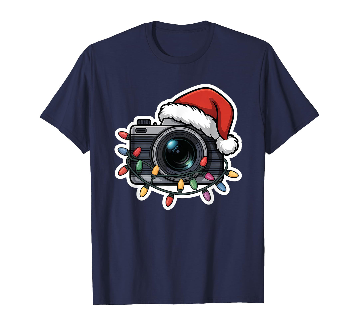 Christmas Photo Camera Festive Holiday Xmas T-Shirt