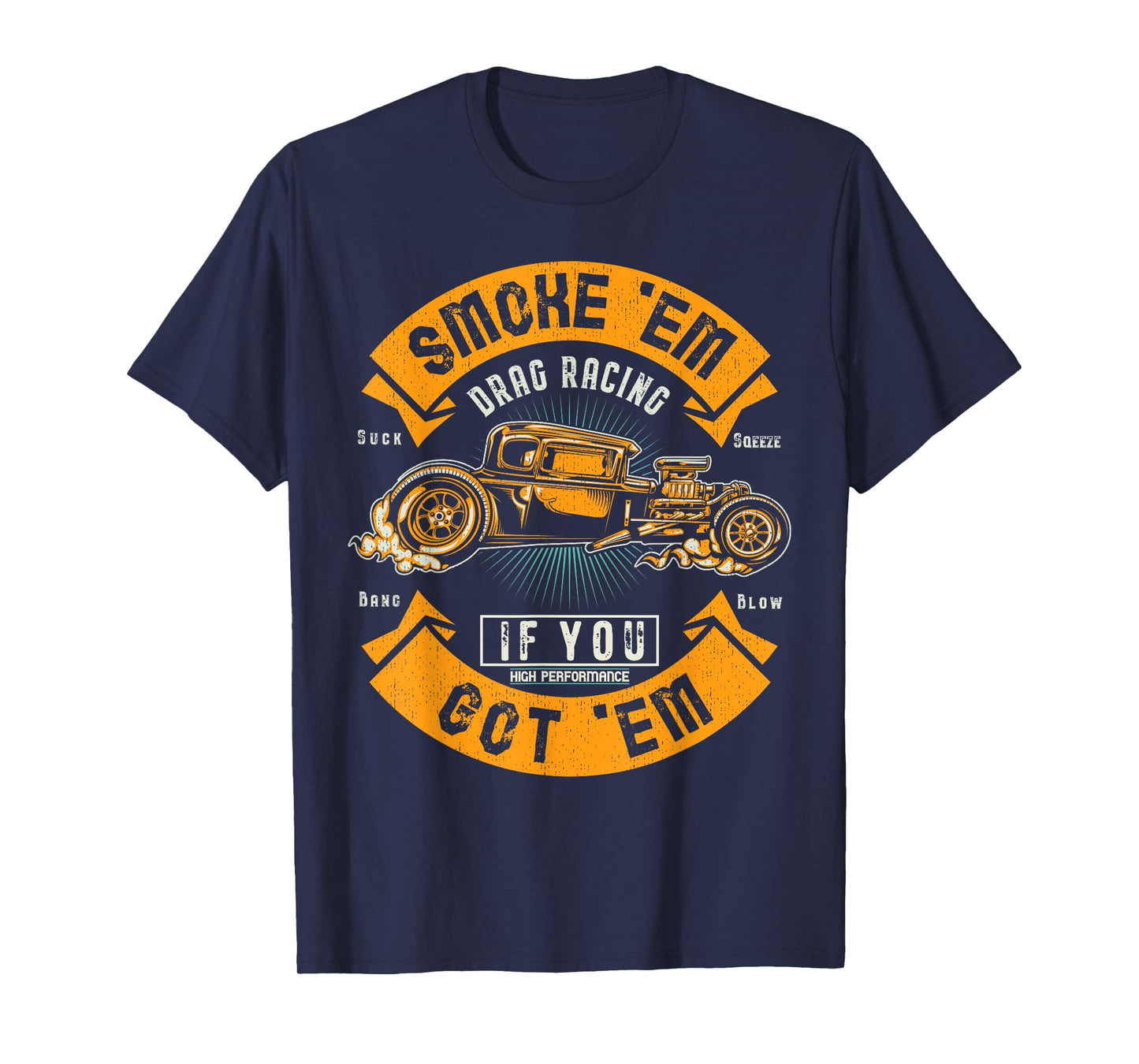 Drag Racing Car Tshirt Gift Men Old Guys Dad Father Grandpa T-Shirt