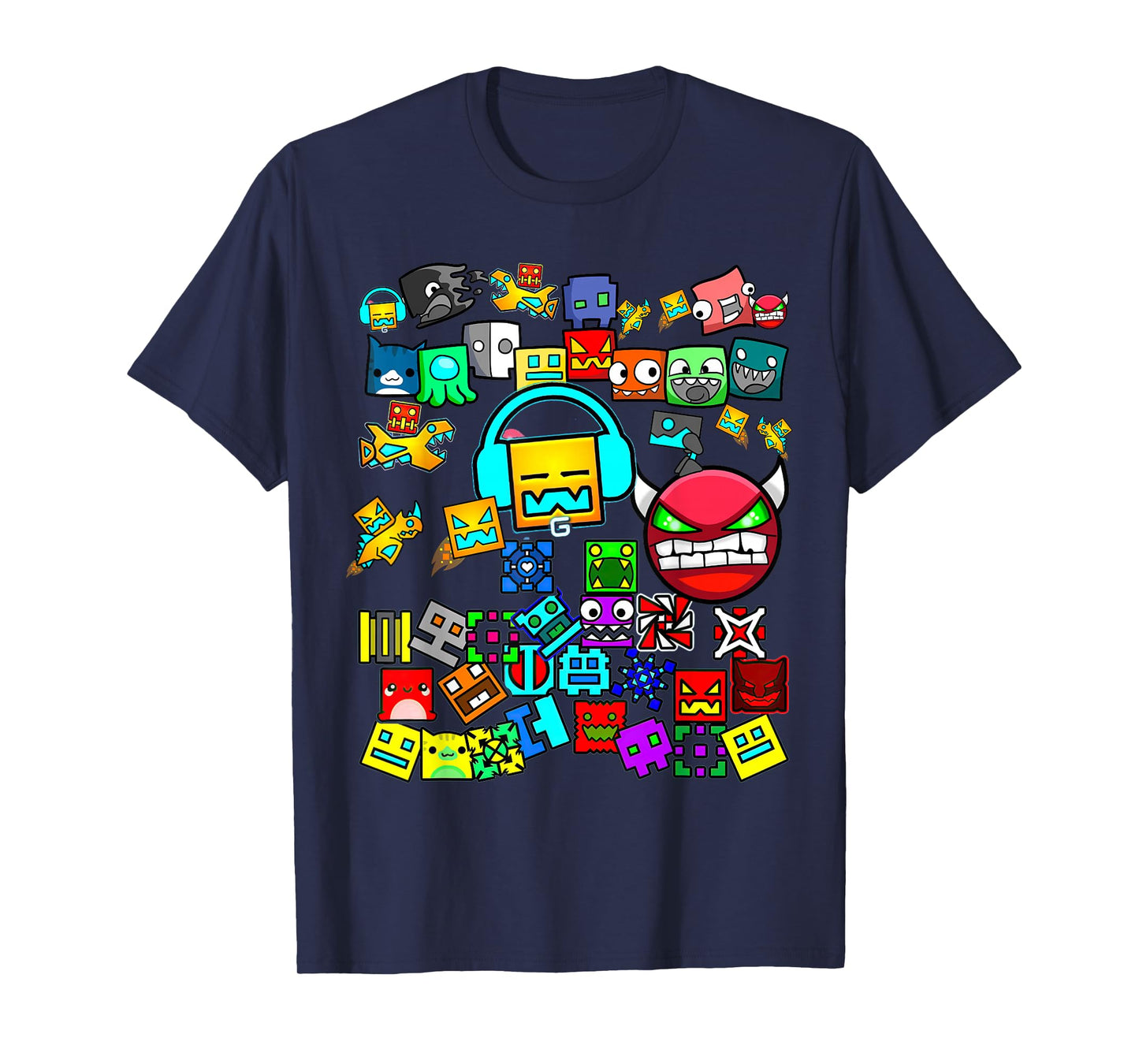 Video Gamer Lover Dash Video Game Geometry T-Shirt