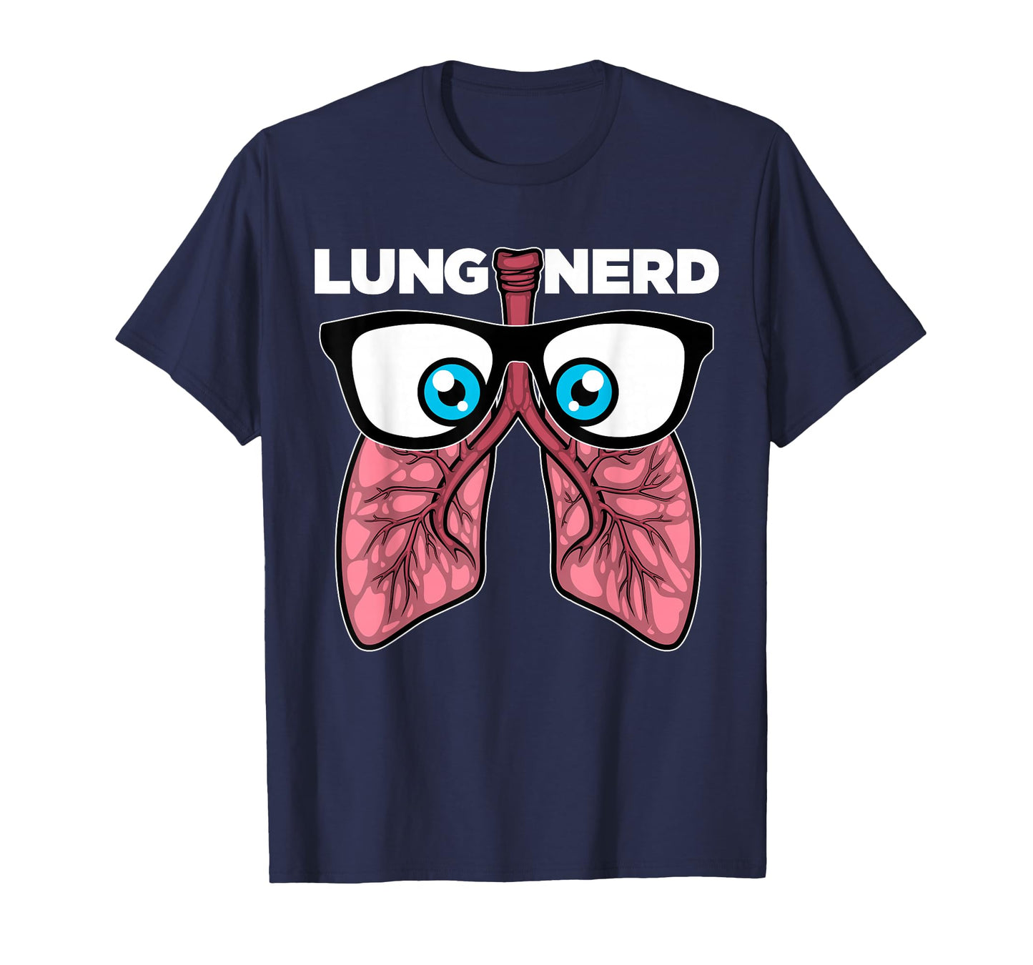 Cool Respiratory Therapy Lung Nerd Men Women Doctor RT T-Shirt