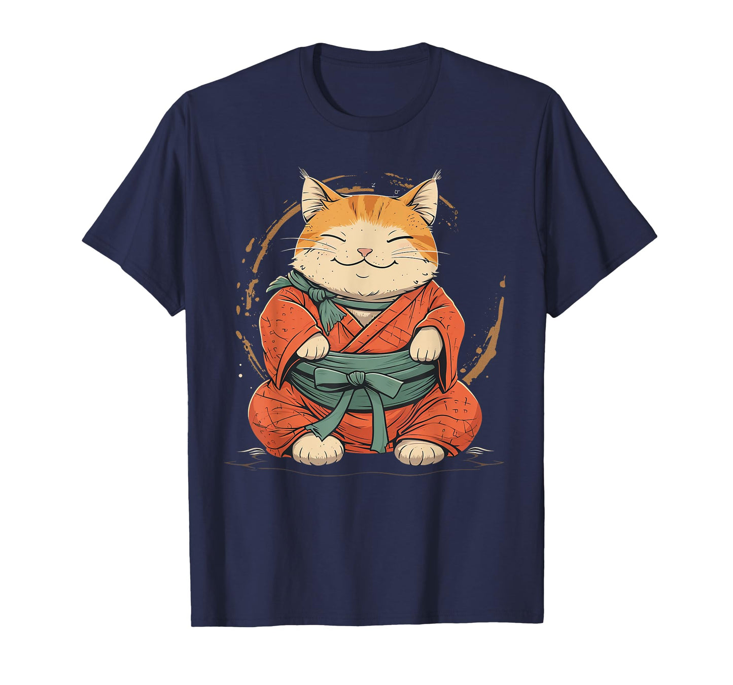 Sumo wrestler Cat on Sumo Wrestling T-Shirt
