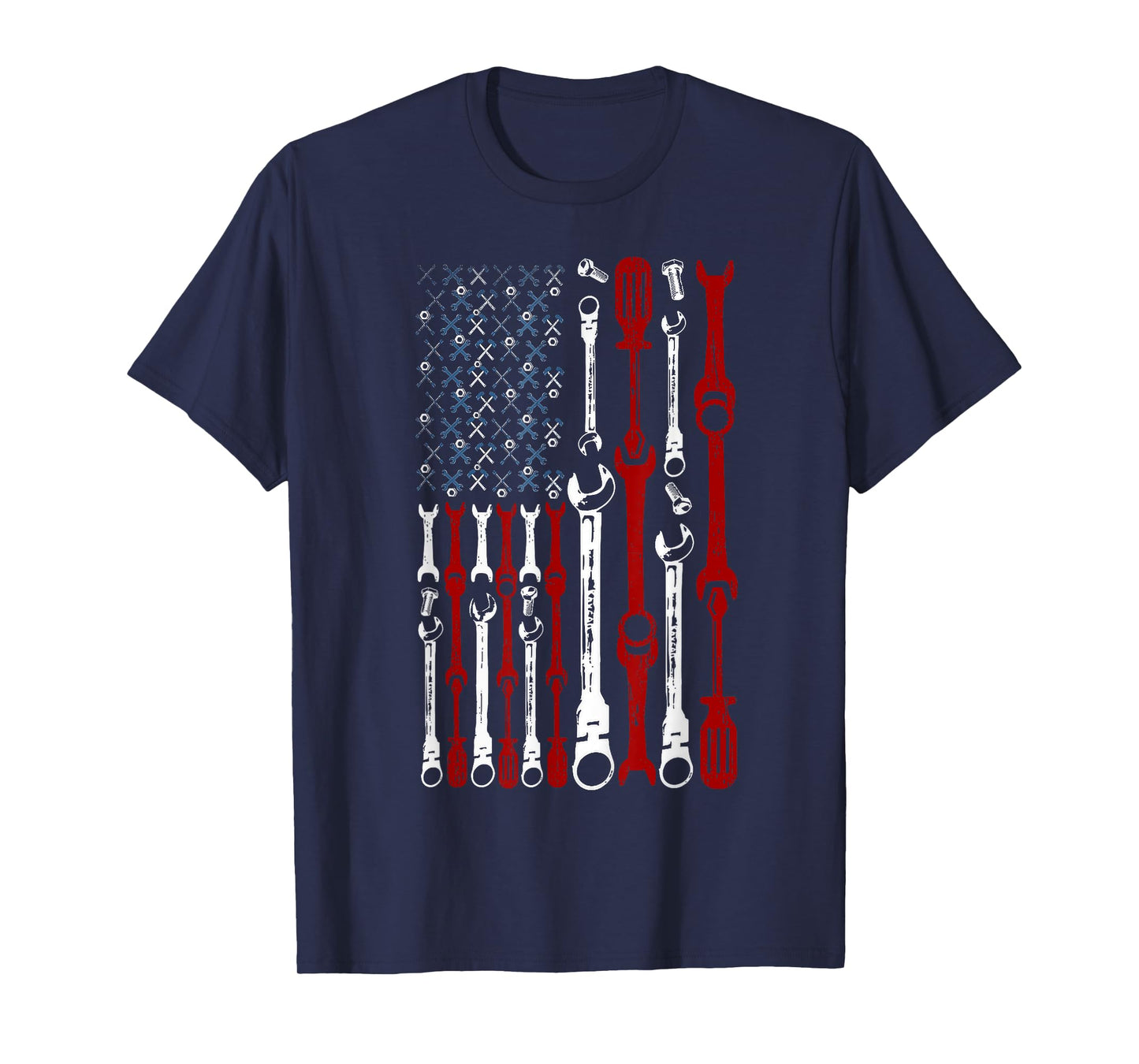 American Flag Mechanic Shirts Patriotic Mechanic USA Flag T-Shirt for Women Kids Men
