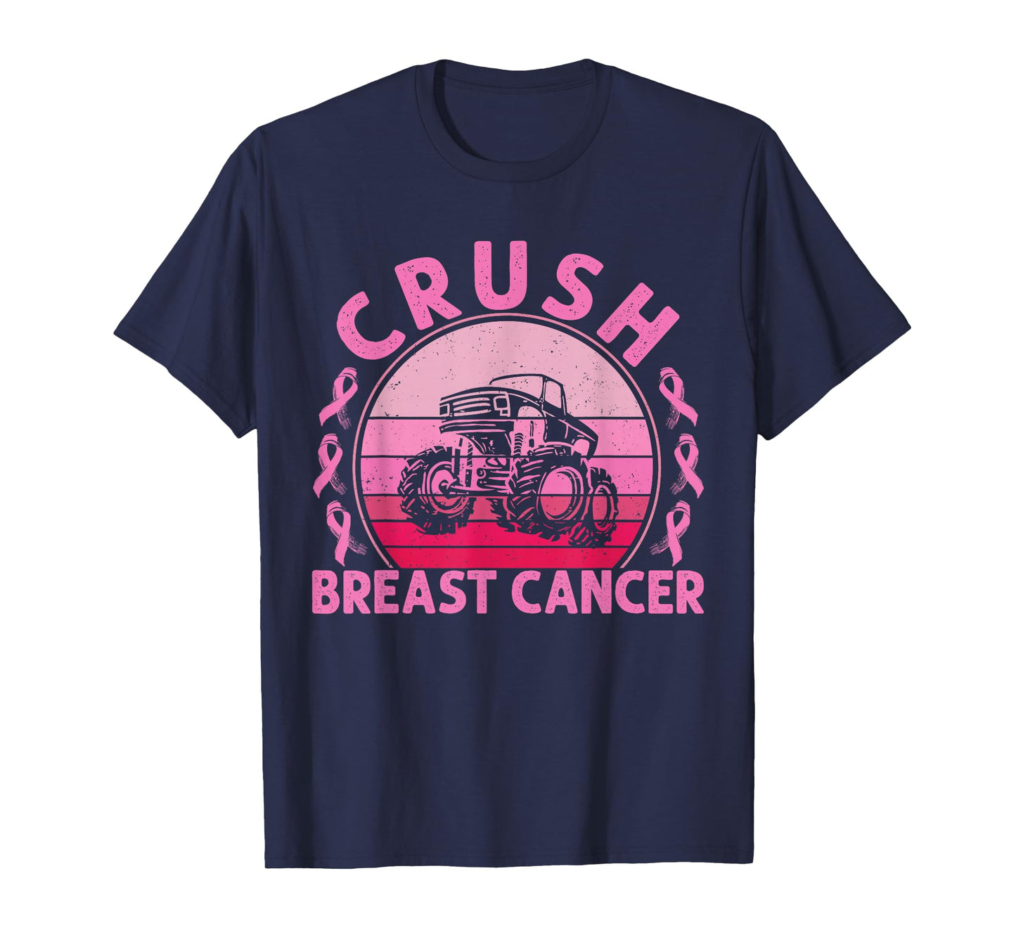 Crush Breast Cancer Awareness Women Men Boys T-Shirt