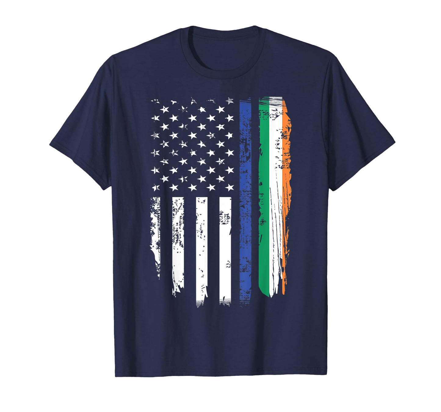 Irish Thin Blue Line St. Patrick's Day Police Cop T-Shirt