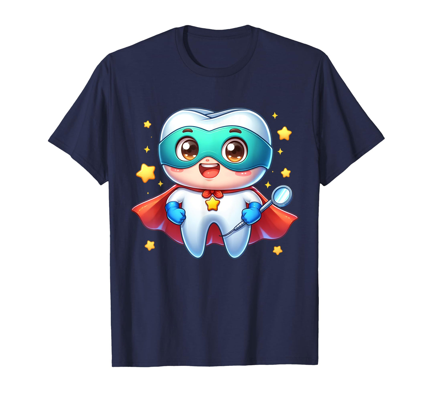 Cute Super Hero Dentist Superhero Tooth Doctor T-Shirt