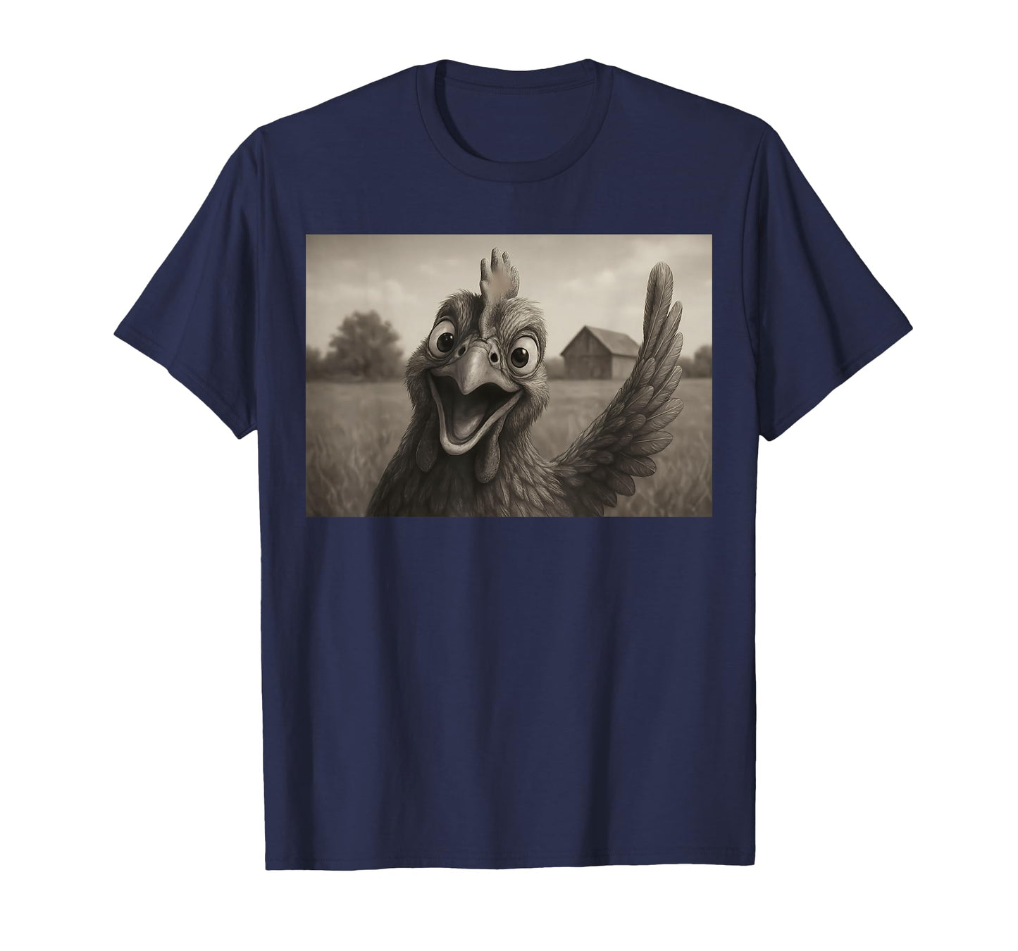 Cute Funny Chicken for Women Men T-Shirt