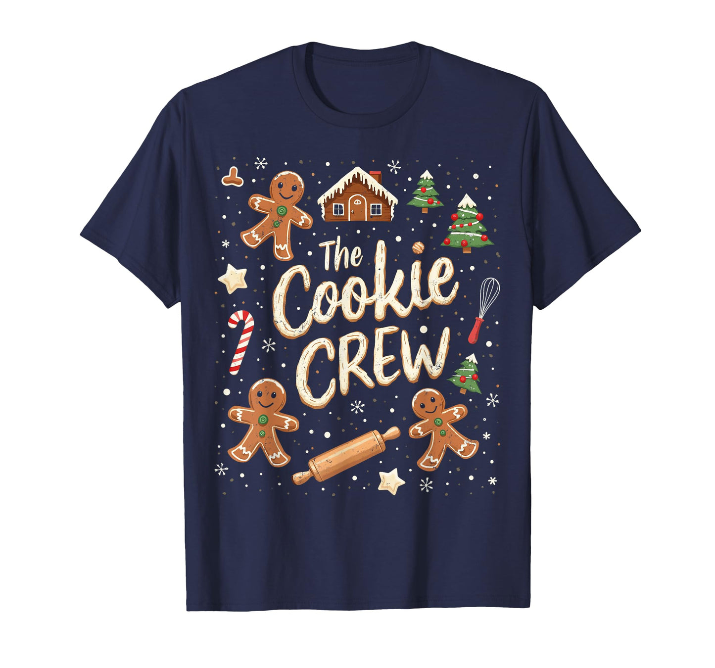Christmas Baking The Cookie Crew Gingerbread Crew T-Shirt