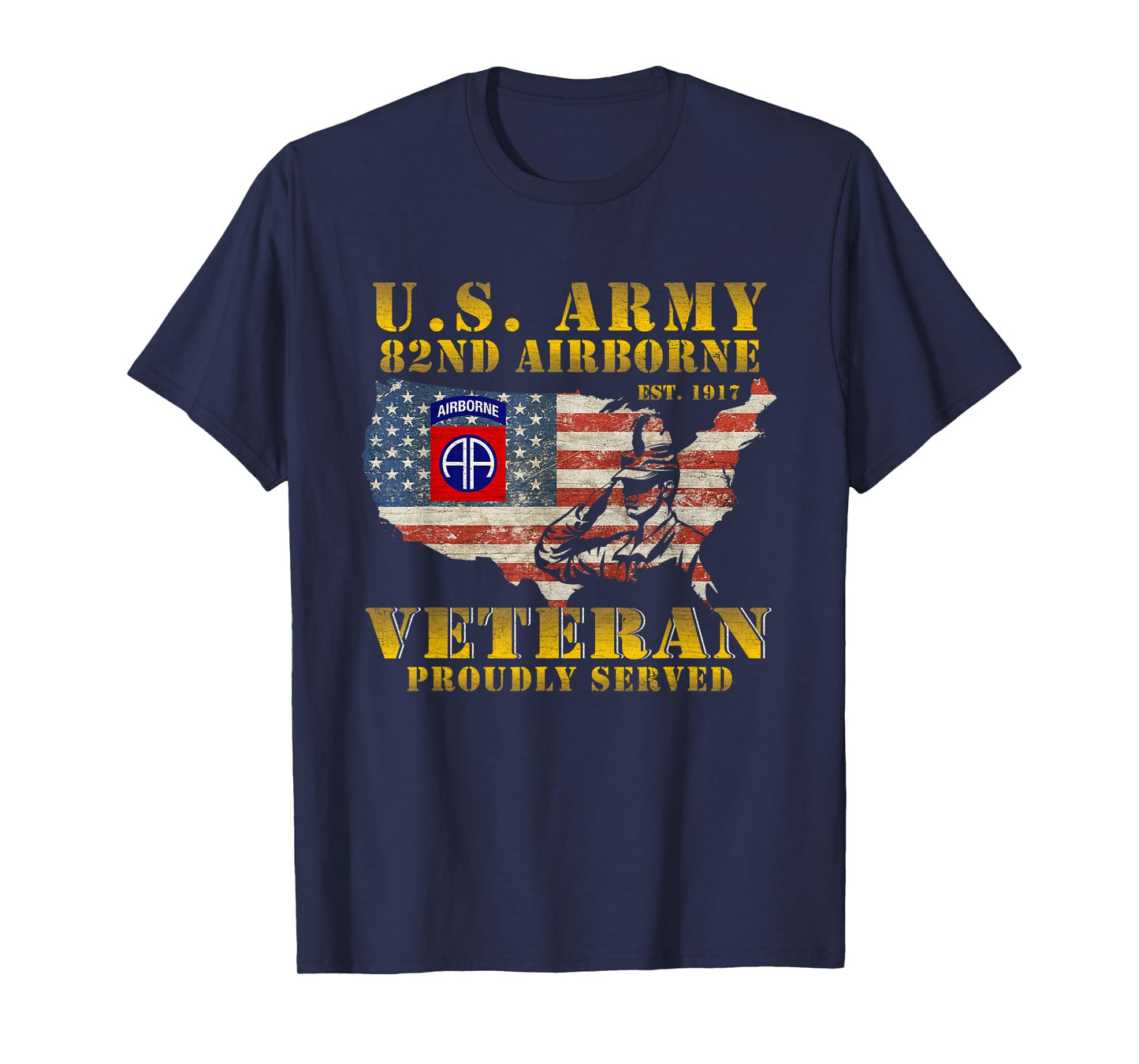 82nd Airborne Division Death From Above Fort Bragg Veteran T-Shirt
