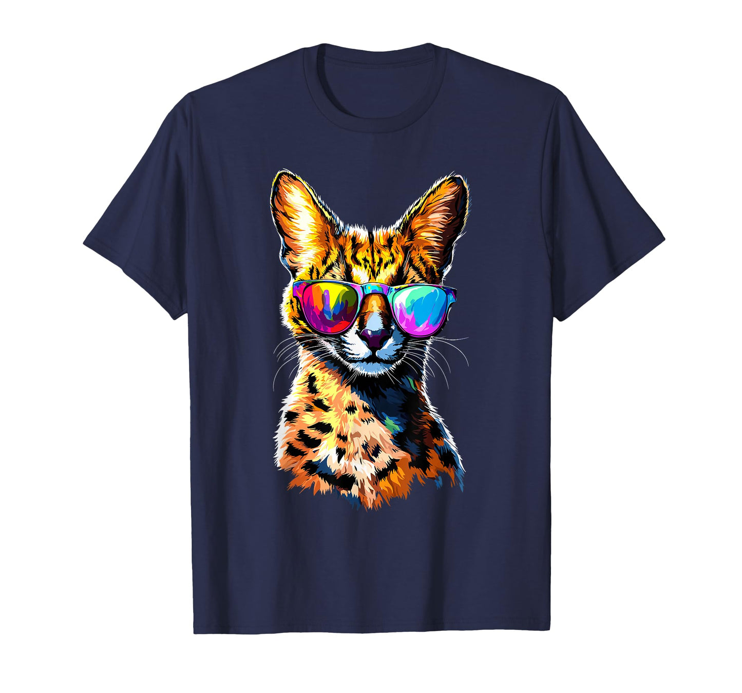 Serval Big Cat Africa Savannah Leopard Cat Cute Serval T-Shirt