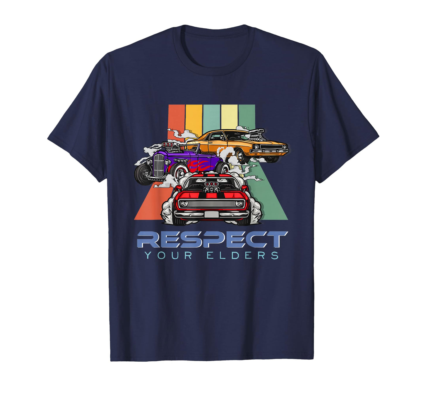 Car Guys Respect Your Elders Classic Cars T-Shirt