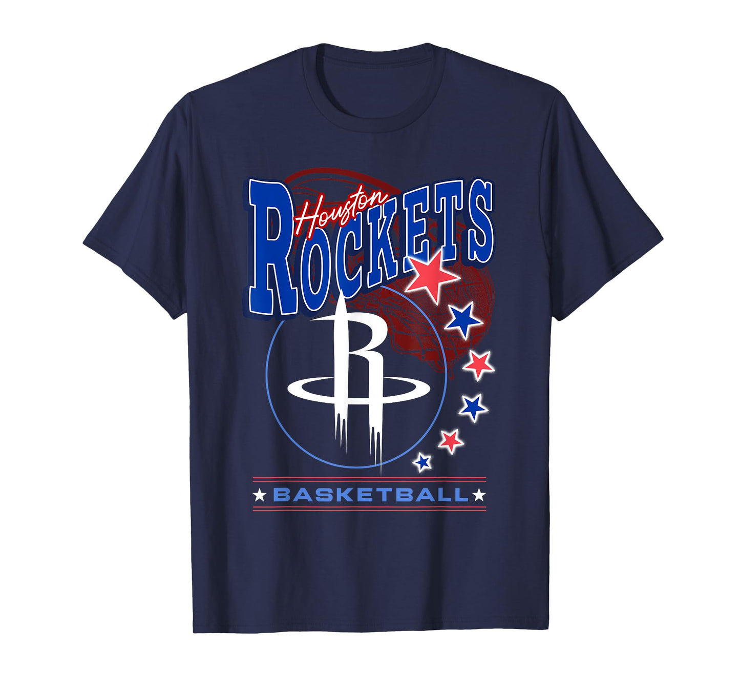NBA Houston Rockets 4th Of July Americana Stars T-Shirt