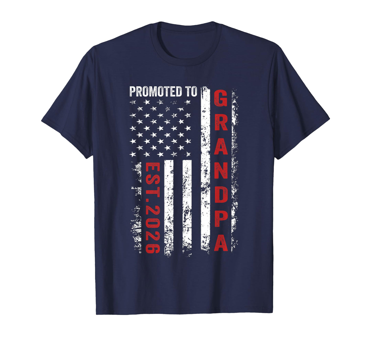 Promoted to grandpa 2026 Grandpa est 2026 Grandpa 2026 T-Shirt