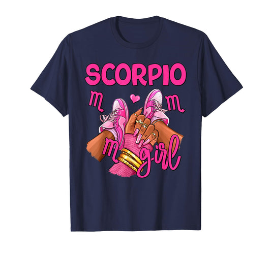 Scorpio Girl Birthday Queen Women Sneakers Zodiac Sign T-Shirt
