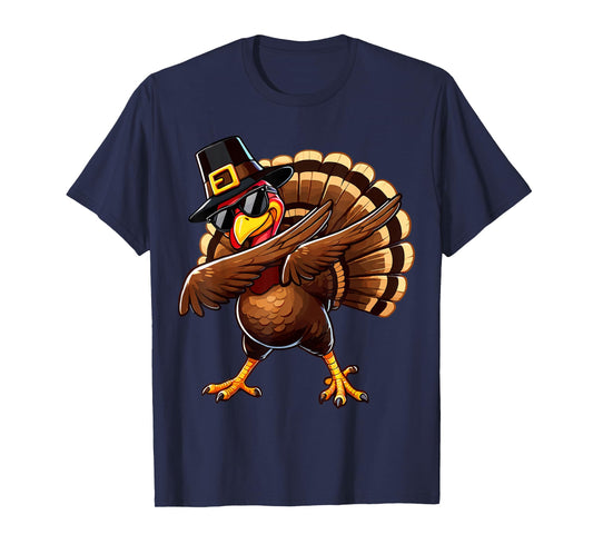Turkey Dabbing Thanksgiving T-Shirt