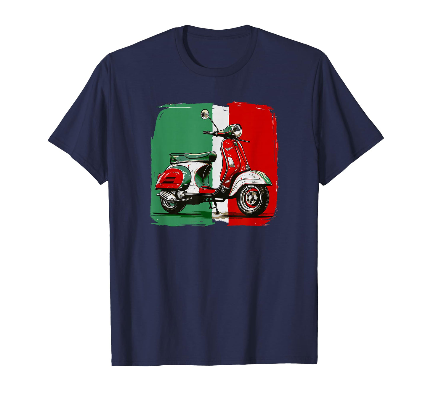 Tricolore - Italian Flag T-Shirt Italian Scooter T-Shirt