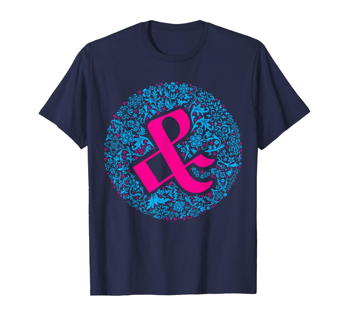 & Ampersand Floral Typography Art for Font Nerds T-Shirt