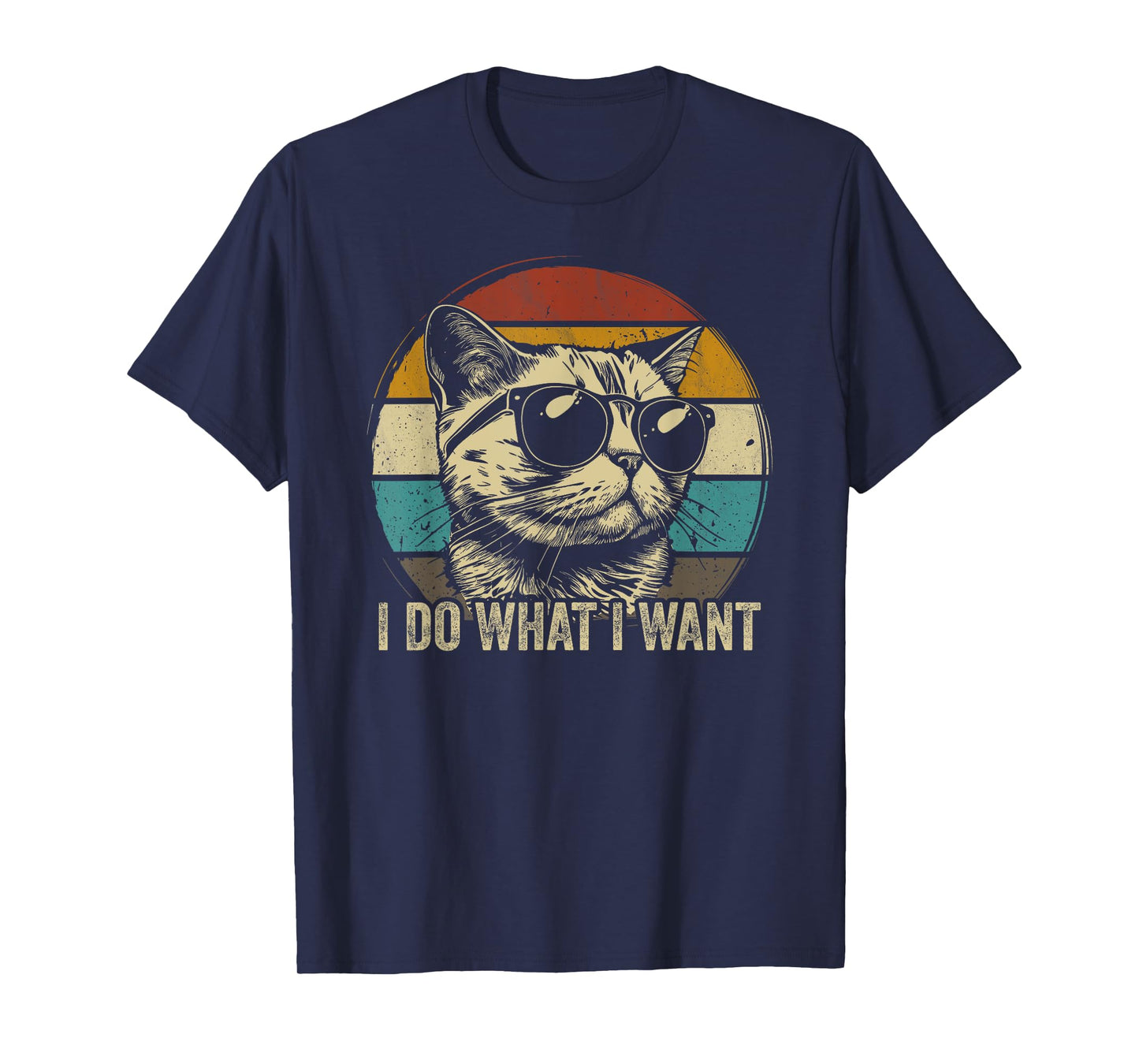 Retro I do what I want cat funny cat lover retro T-Shirt