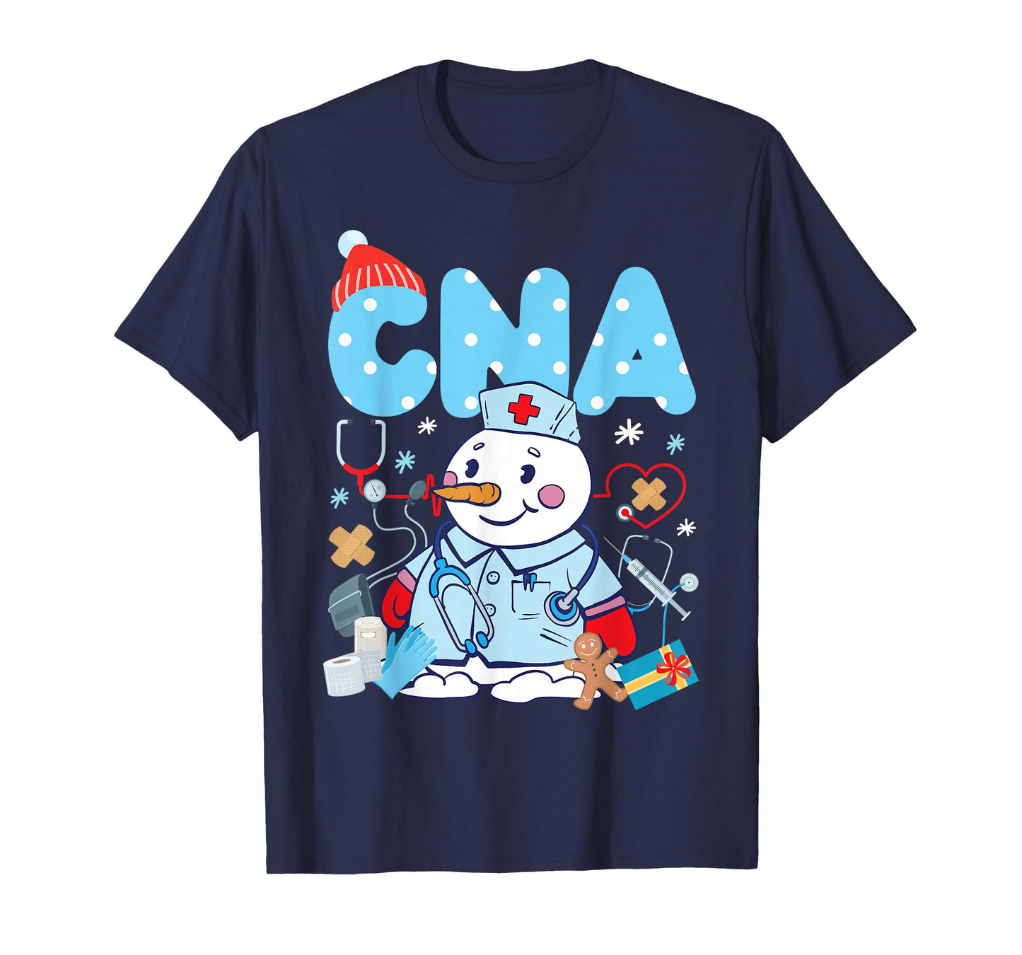 CNA Nurse Certified Nursing Assistant Christmas Cna T-Shirt