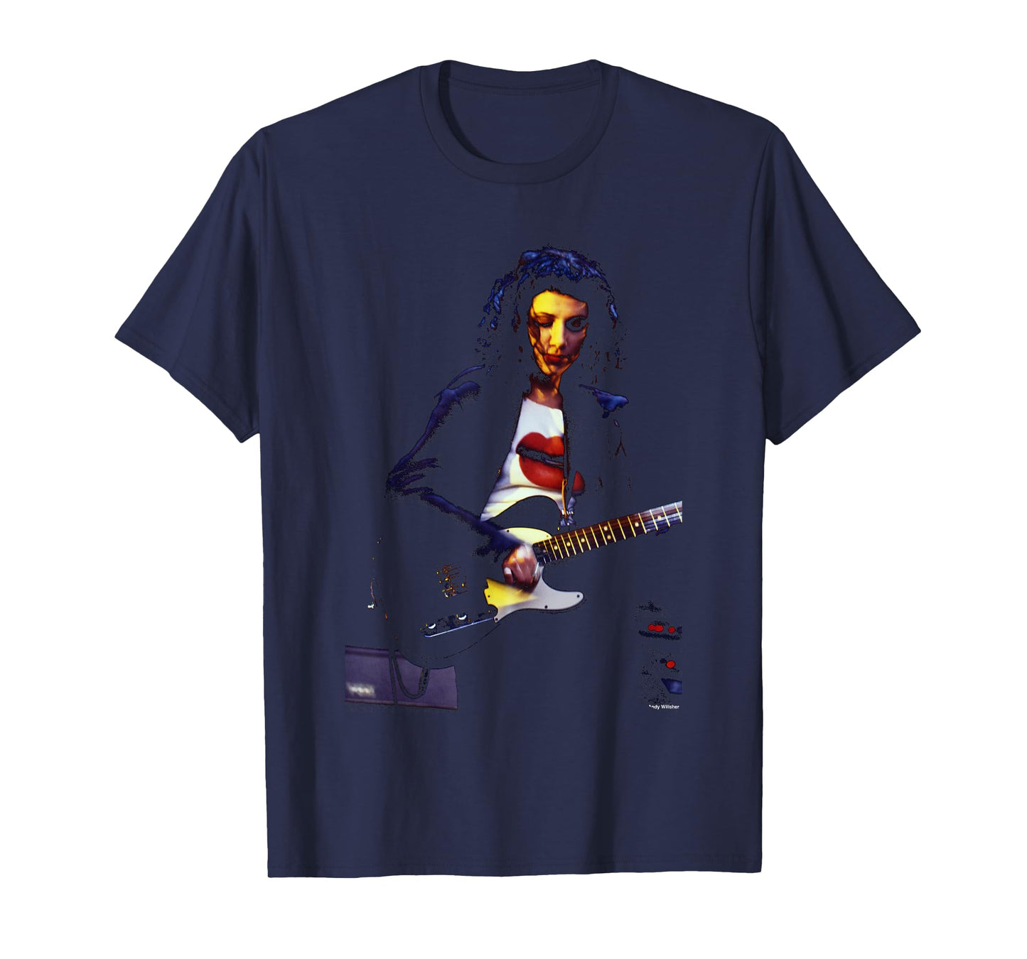 PJ Harvey Live Guitar Photo By Andy Willsher T-Shirt